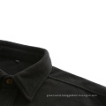 Men's recyclable eco shirt jackets with large pockets simple black shirts